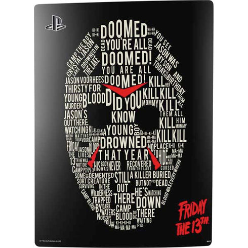 Warner Bros Friday the 13th Doomed PS5 Console Skin